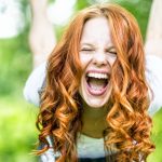 Eine junge Frau mit Willenskraft